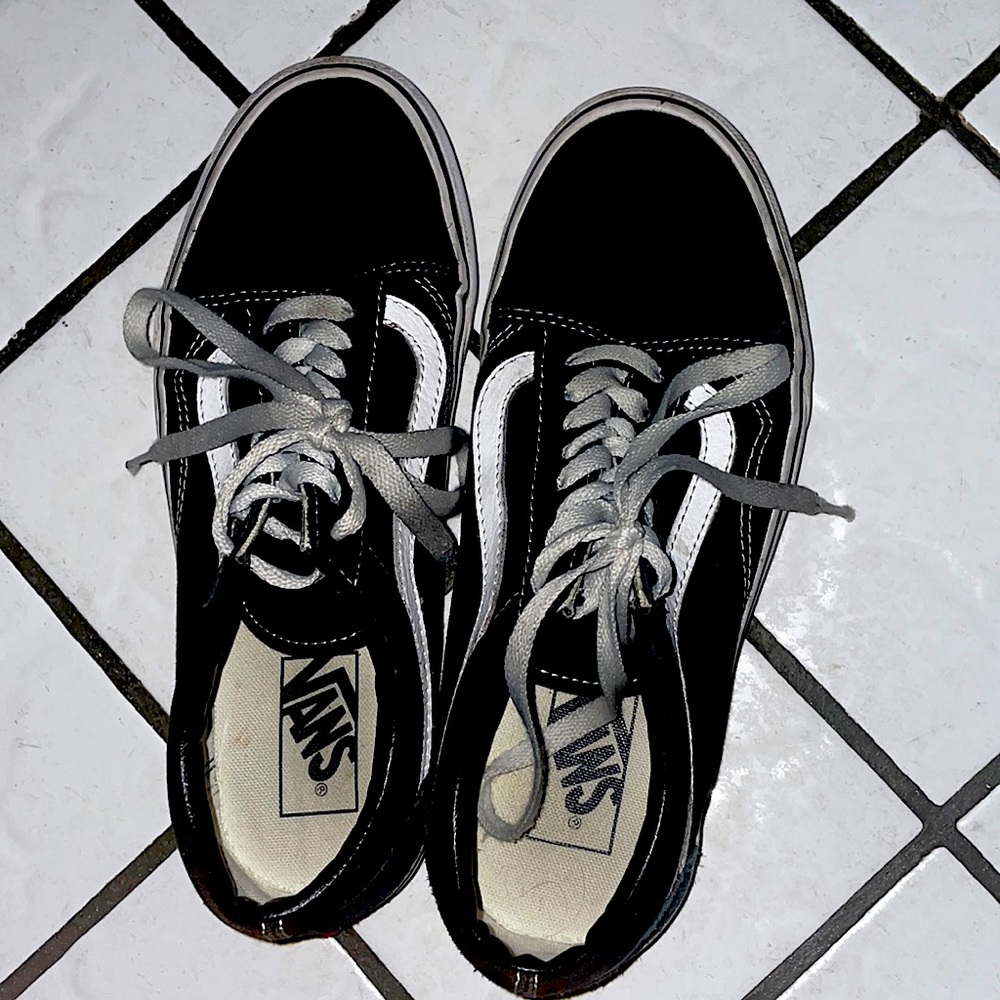 black old school vans